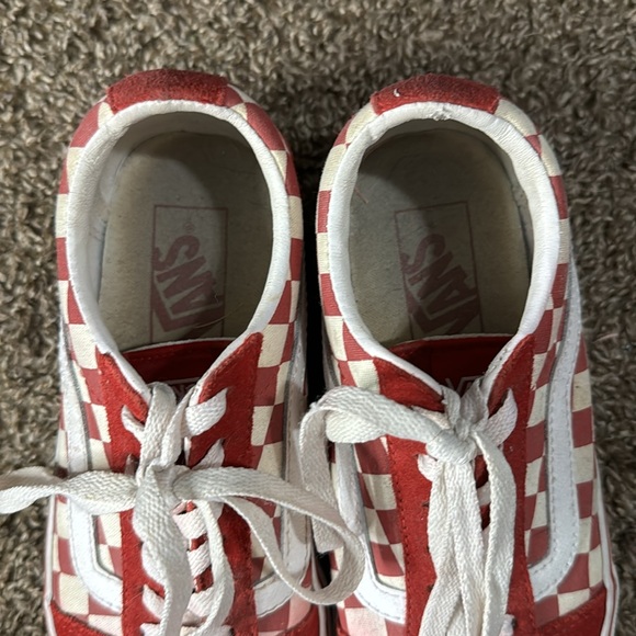 Red Checkered Vans - Picture 5 of 5